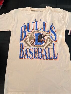 Durham Bulls Baseball Short Sleeve Tee - White